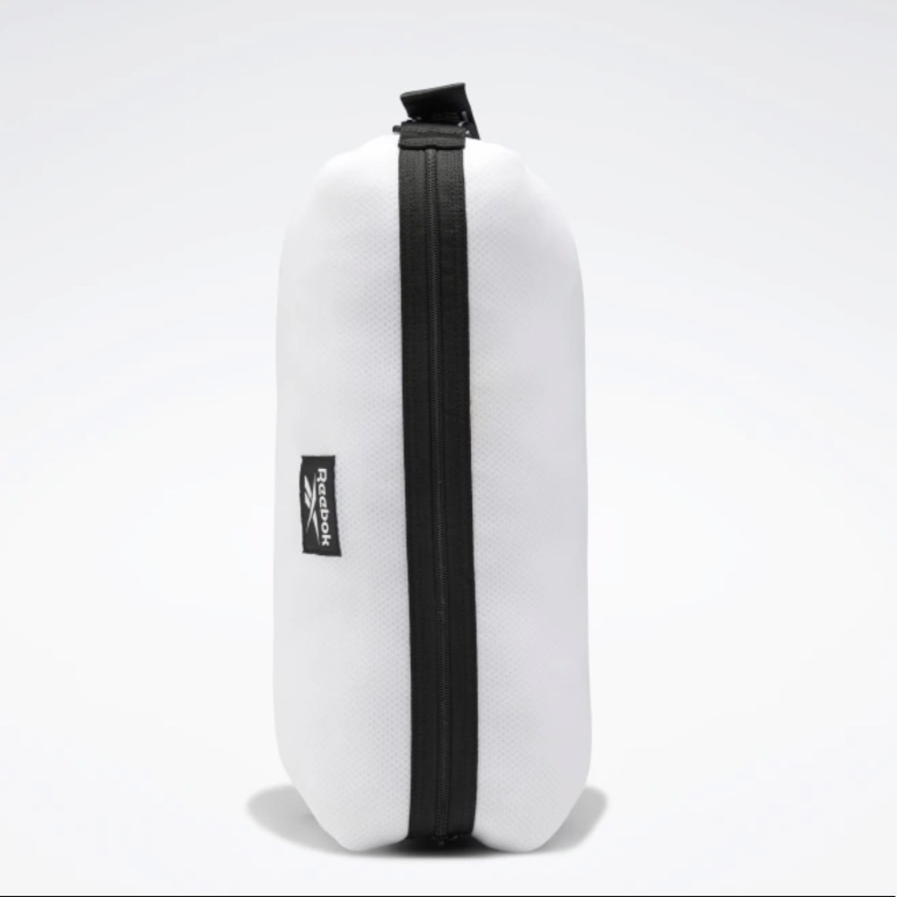Reebok White Meet Me There Imagiro Bag with Zipper-Gym bag, Carry All Bag